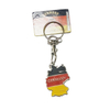 Factory Custom Wholesale Map Shape Keychain Metal Alloy Germany Souvenir Keychain