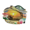 Beach Island Souvenir Resin Turtle Picture Photo Frame