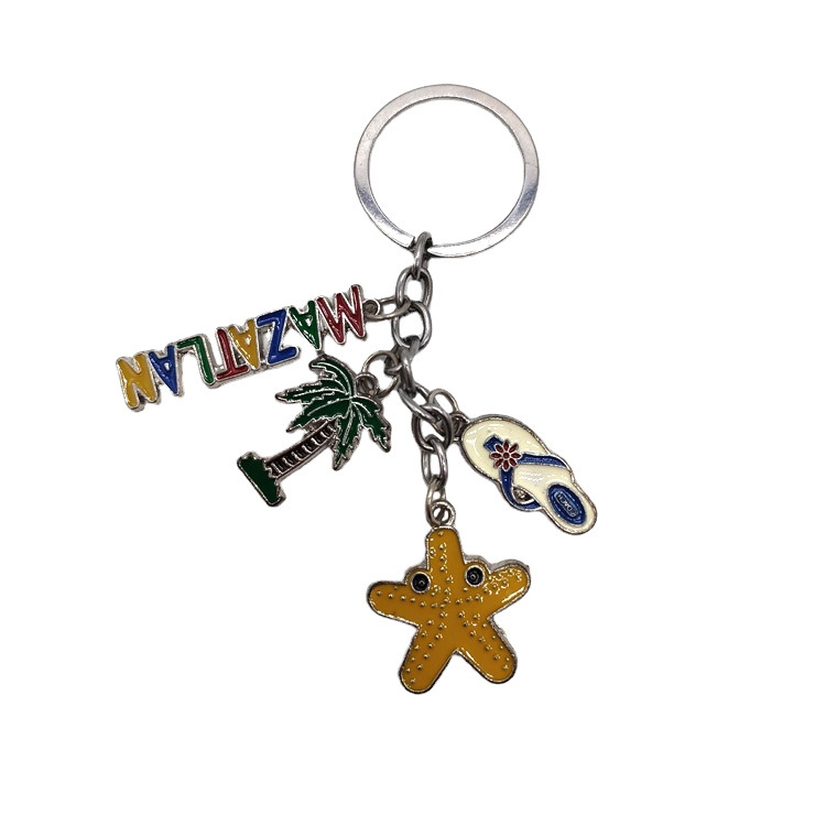 Custom Shape Metal Camel Keychain Dubai Qatar Souvenir Keychain