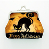 Custom Halloween Holiday Gift Wallet PU Leather Halloween Coin Purse for Women