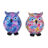 Wholesale Custom Resin Small Colorful Owl Figurines Statue Decoration for Home Decor