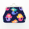 Custom Printing PU Leather Cute Girl Mermaid Coin Purse