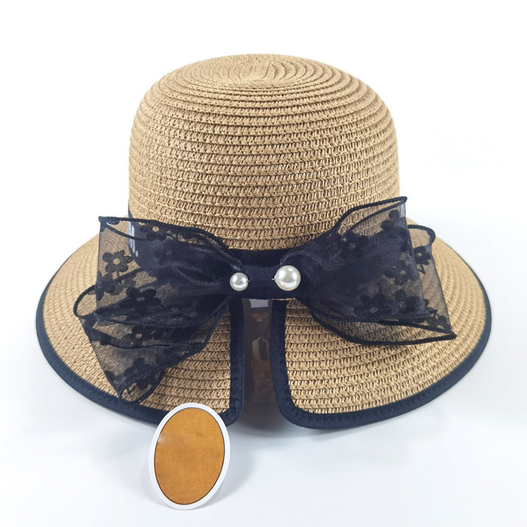 Wholesale Outdoor Travel Summer Women Fedora Beach Straw Hats