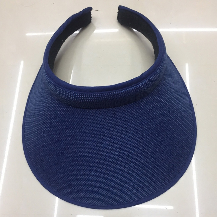 Factory Wholesale Custom Outdoor Beach Travel Sun Straw Visor Hat