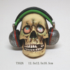 Wholesale Resin Skull Head Sculpture Halloween Craft Skull Head for Home Decoration