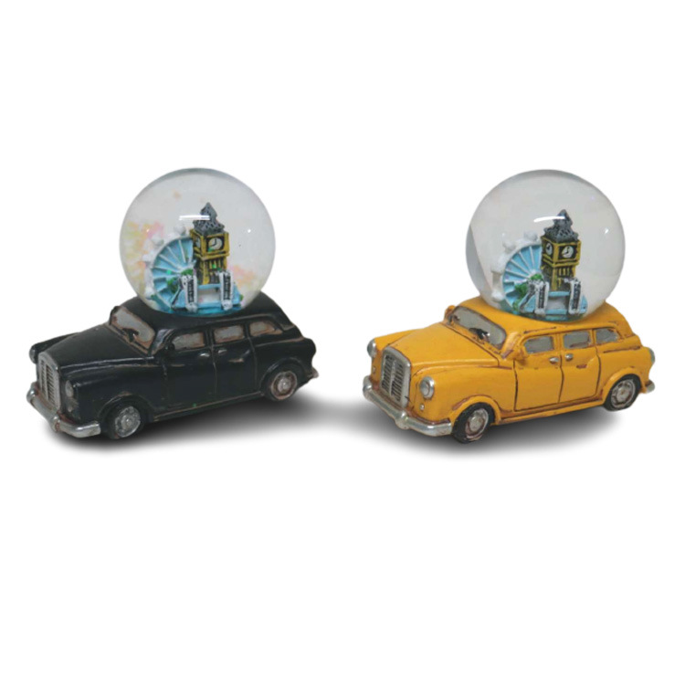 Custom Shape Resin Water Ball City Souvenir London Snow Globe