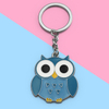 Custom Animal Shape Key Holder Souvenir Gift Enamel Painted Metal Good Luck Owl Keychain