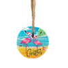 Custom Resin Printing Sand Dollar Pendant Sea Shell Sand Dollar Beach Christmas Ornaments