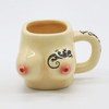 Wholesale Funny Sexy Penis Dick Shaped Ceramic Mug Breast Mug