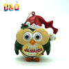 Polyresin Christmas Tree Hanging Custom Made Resin Animal Owl Christmas Ornament