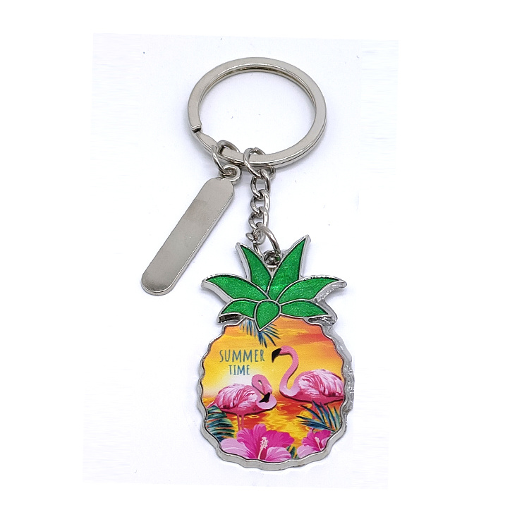 Custom Alloy Metal Sea Shell Souvenir Beach Summer Keychain