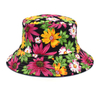 Wholesale Beach Souvenir Hawaii Tropical Flower Floral Printing Bucket Hat