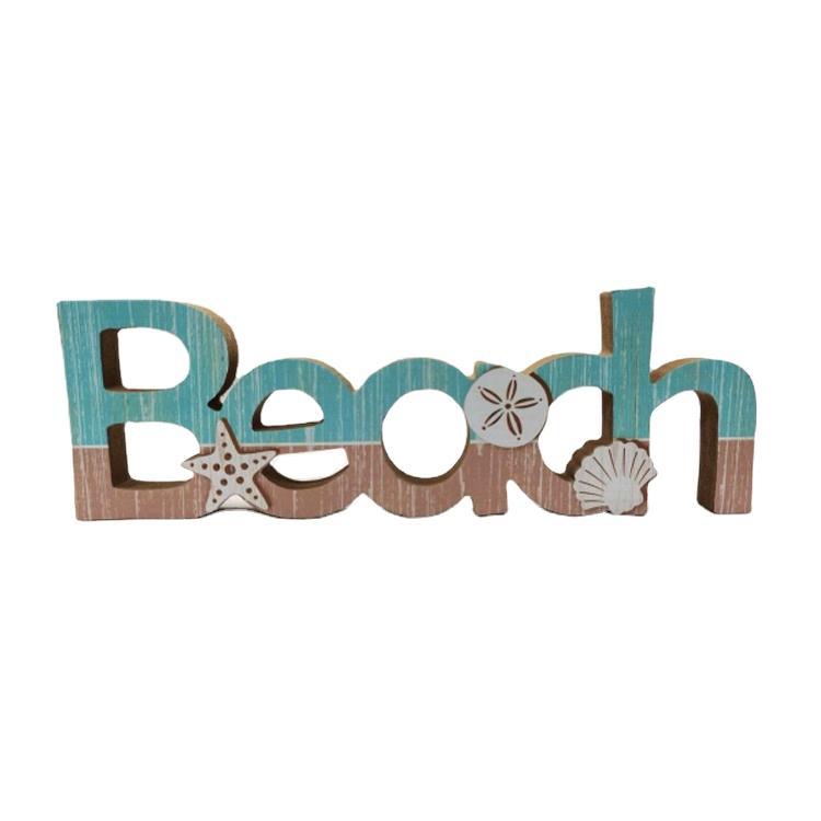 Custom Letter Wood Signs Beach Ocean Home Decor Welcome Signs Wood Home Decor