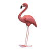 Garden Standing Pink Flamingo Ornaments Statue Tall Yard Art Decor Metal Bird Sculpture