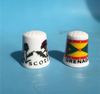 Porcelain Thimble Souvenir Thimble Ceramic Finger Thimble for Promotion Gifts