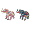 Water Transfer Home Decorative Accessories Resin Elephant Figurine Decoration Elephant Statue