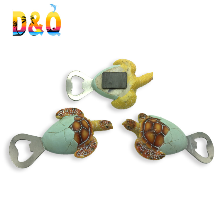 Souvenir Resin 3D Turtle Shape Bottle Opener