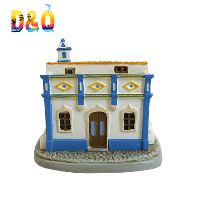 Custom World Souvenirs Building House Model Resin Miniature Figures