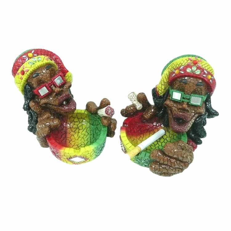 High Quality Resin Mosaic Jamaican Man Statue for Souvenir Gift