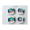 Custom Resin Printed Beach Tourist Seychelles Souvenir Turtle Fridge Magnet