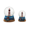 Customized Nautical Craft Resin Beach Lighthouse Snow Globe