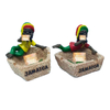 Factory Direct Portable Jamaica Hip Hop Man Rasta Ashtray Custom Resin Ash Tray