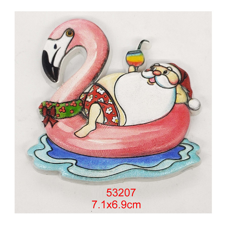 Resin Cartoon Christmas Souvenir Fridge Magnet Custom Christmas Magnet