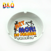 Manufacturer Wholesale Souvenir Personalized Porcelain Smoking Custom Logo Ceramic Ashtray