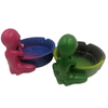 Wholesale Fantasy Gifts Ornament Resin Multicolor Alien Smoking Ashtray for Home Decor