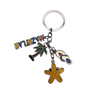 Custom Metal Maple Leaf Souvenir Canada Flag Keychain