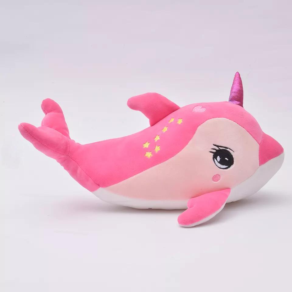 Factory Wholesale Dolphin Plush Pillow Soft Sea Animal Dolphin Plush Toy