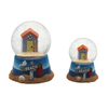 Factory Wholesale Nautical Beach Style Resin Sailboat Souvenir Snow Globe