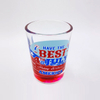 Customized Logo American Travel Souvenirs Square Shot Glass