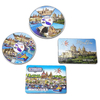 Customized European Landscape Tourist Souvenir Magnet Croatia Malta Souvenir Aluminium Foil Fridge Magnets