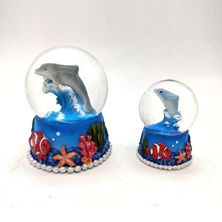 Factory Custom Made Beach Turtle Resin Souvenirs Water Ball