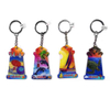 Custom Printing Beach Tourist Souvenir Keychain Epoxy Acrylic Hawaii Keychain