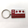 Custom Shape Metal Switzerland Tourist Souvenir Keychain