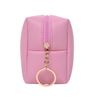 Wholesale Women Lady Pink Large Custom Leather Makeup Bag