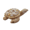 Beach Decor Souvenir Gift Ocean Animal Statue Resin Turtle Figurine with Sand and Shells