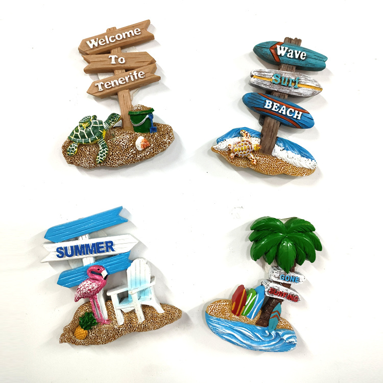 Custom Resin Printing Island Beach Philippines Souvenir Fridge Magnet