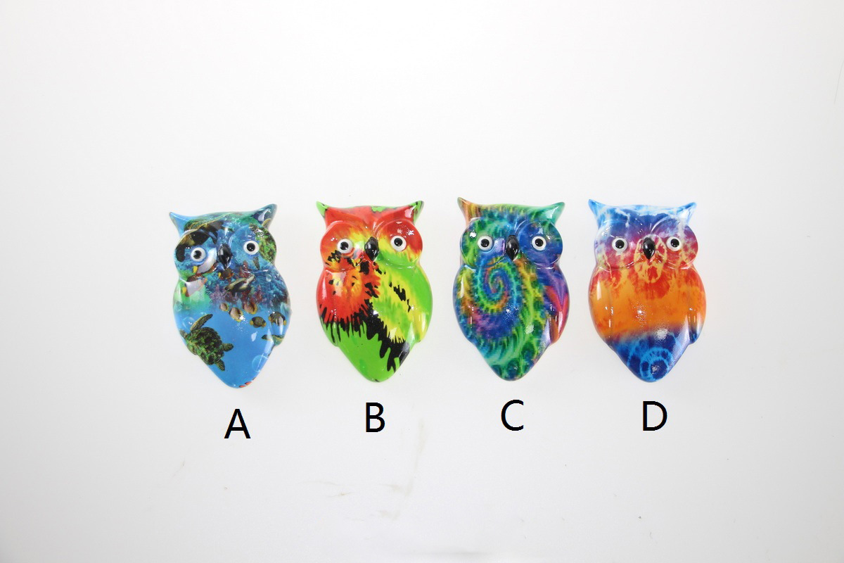 Custom Resin Beach Tie Dye Fridge Magnet Souvenirs Gift for The Caribbean