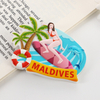 Custom 3D Resin Printing Beach Bikini Souvenirs Sicilia Fridge Magnet