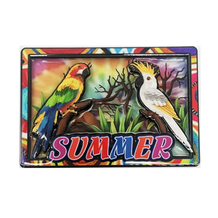 Custom MDF Wood Tourist Gift Toucan Magnet Costa Rica Souvenir Fridge Magnet