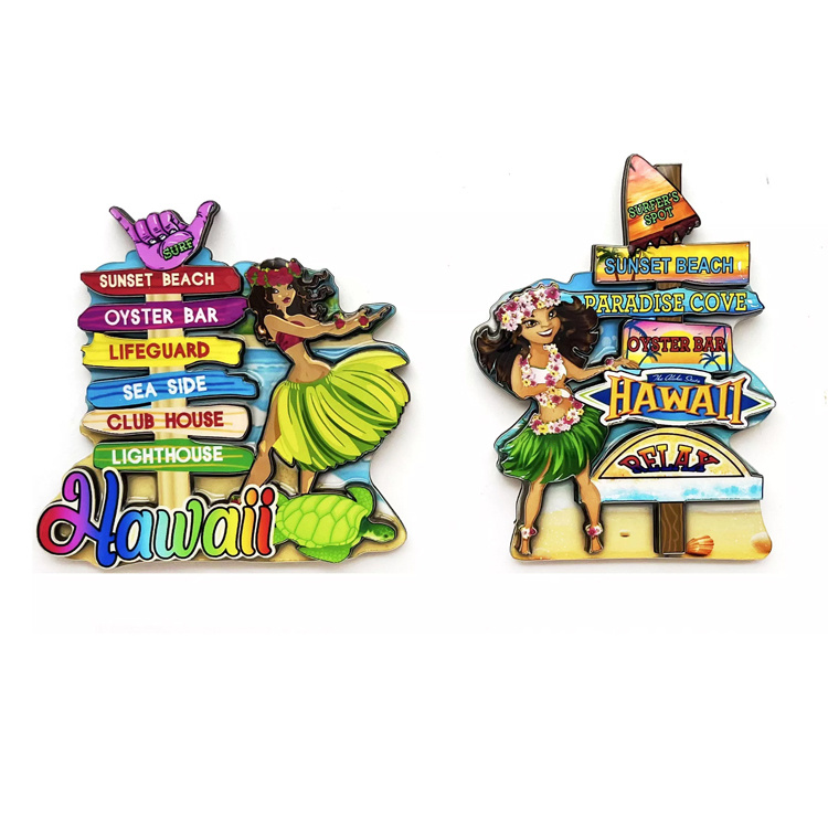 Custom Country City Tourist Souvenir MDF Magnets for Fridge