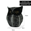 Nordic Style Resin Owl Statue for Home Decor Accents Living Room Office Decoration