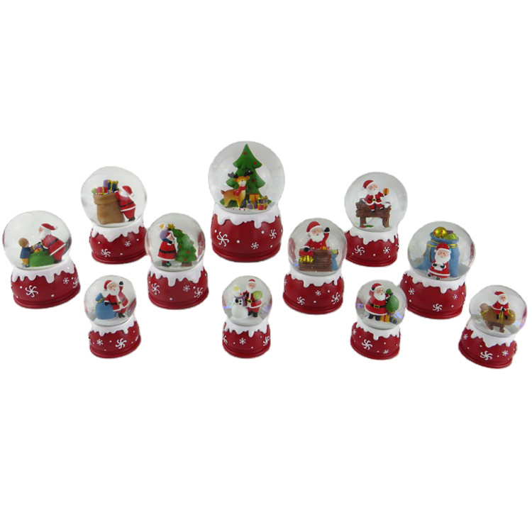 Custom Luxury Big 100mm Large Christmas Snow Globe with Music