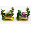 Tropical Hawaii Gifts Custom Resin Statue with Sand Glass Bottle Souvenir