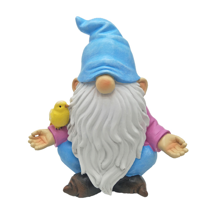 Factory Wholesale Lovely Resin Statue Garden Gnomes Decor