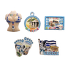 Custom Logo Resin Greece Mykonos Souvenir Fridge Magnet