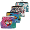 Custom Small Hasp Souvenir Wallet Sublimation Coin Purse